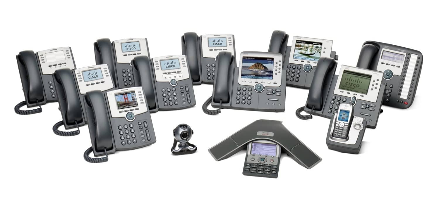 Various Cisco IP Phones