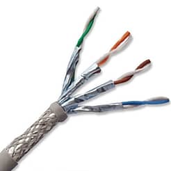 Shielded Twisted Pairs (STP) Cable Unwrapped