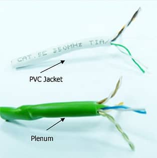 PVC vs Plenum Cable Jacket